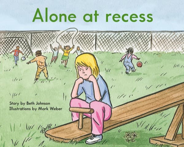 Cover for: Alone at recess